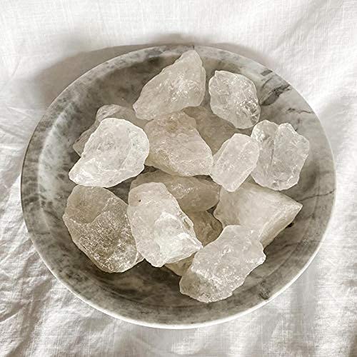 Zenkeeper 1 Lb Rough Clear Quartz Stone Bulk - Large Raw Clear Quartz Crystal Natural Clear Quartz Chunks Natural Crystals Healing Stones - Image 4