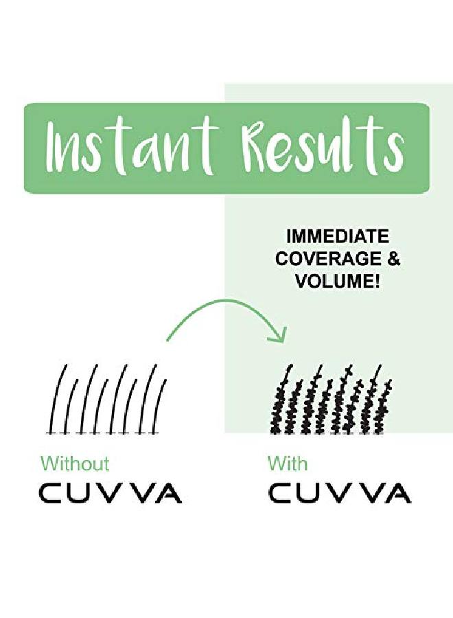 CUVVA Hair Fibers For Thinning Hair (Dark Brown) Keratin Hair Building Fiber Hair Loss Concealer Thicker Hair In 15 Seconds 25G/0.87Oz Bottle For Men & Women  - Image 4