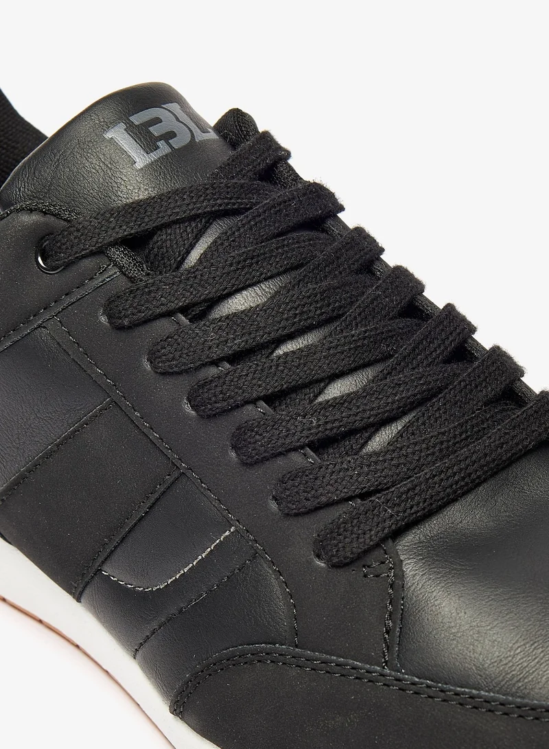 LBL by Shoexpress Mens Textured Lace-Up Casual Sneakers