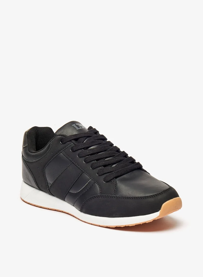 LBL by Shoexpress Mens Textured Lace-Up Casual Sneakers