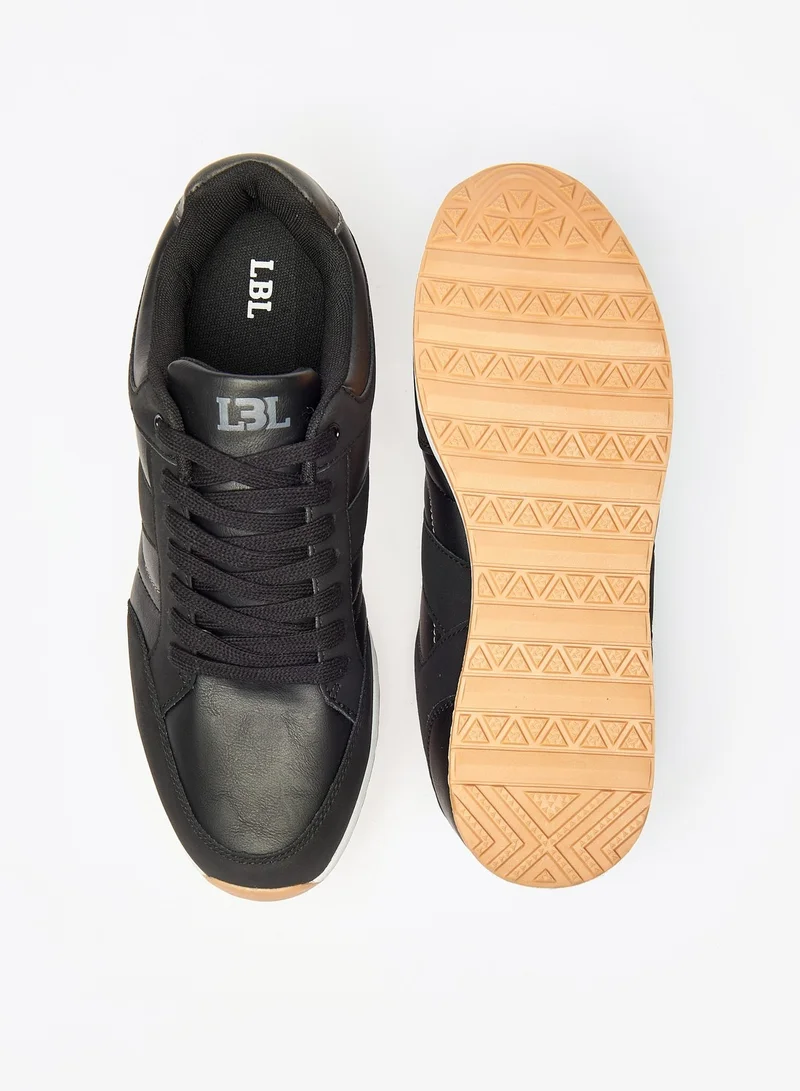 LBL by Shoexpress Mens Textured Lace-Up Casual Sneakers
