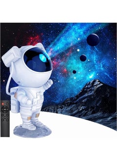 NIBEMINENT Star Projector Galaxy Night Light Astronaut Starry Nebula Ceiling LED Lamp Kids Room Decor Aesthetic 360°Rotation Magnetic Head Light  - Image 1