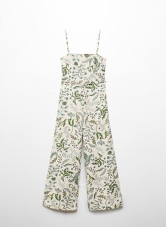 MANGO Printed Jumpsuit With Bow  - Image 5