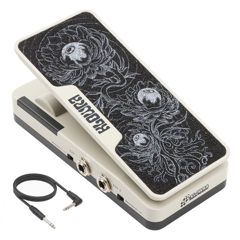 Klowra Mantra Dual Expression Pedal, Klowra x Hotone, Passive EXP with 2 Independent Outputs, Adjustable Polarity, Wide Compatibility for Guitar Pedals, Amps, Multi-Effects, MIDI Controllers - Image 1