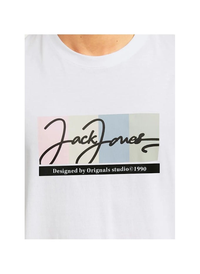 JACK & JONES - Jorportland Block Branding Ss Cn Ln - Image 1
