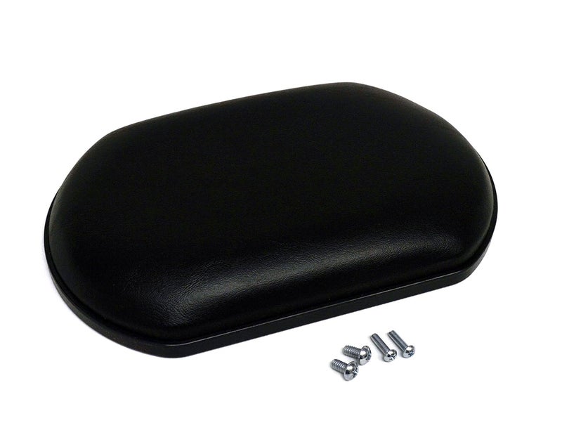 Alco Wheelchair Calf Pad, Black (Each), Universal Fits Most Medline, Drive, Invacare, E&J, Guardian, Lumex, Tuffcare, & Other Manual Wheelchairs (Screws Included) - Image 1