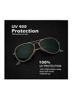 Signature Aviator Sunglass - 3025 Gold 58 - Lens Size: 58 mm - Gold  - Image 2