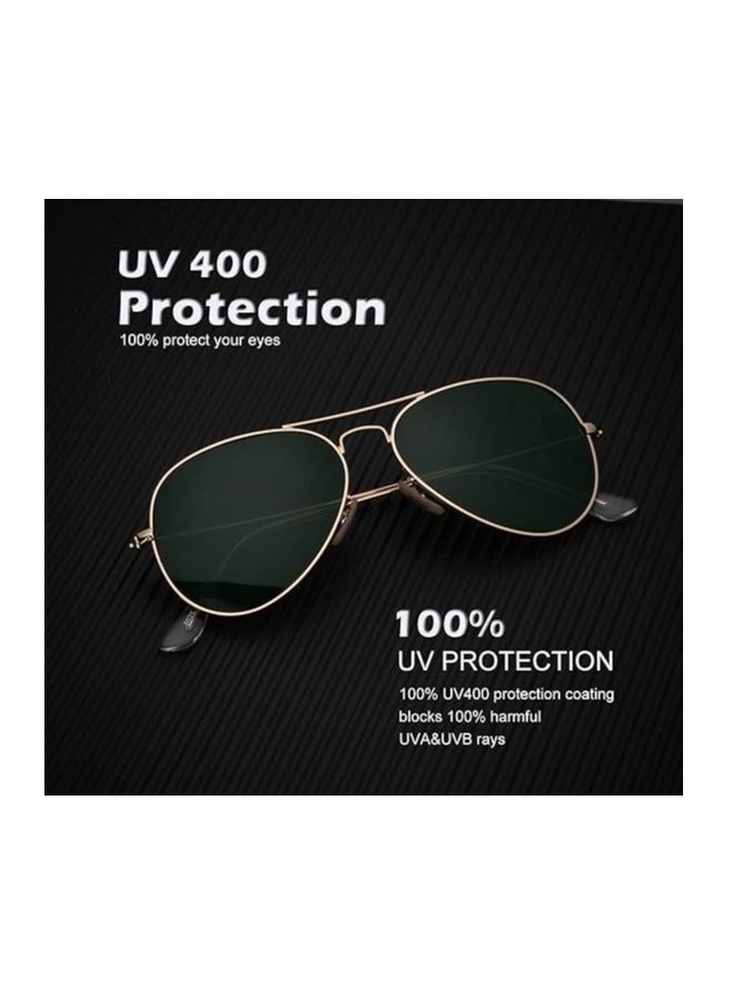 سيجنتشر نظارة شمسية أفياتور - 3025 ذهبي 58 - مقاس العدسة: 58 ملم - ذهبي - Image 2