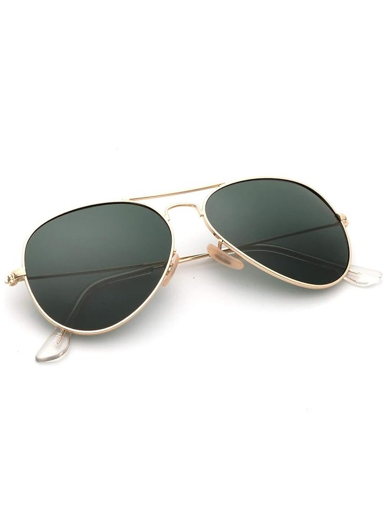 سيجنتشر نظارة شمسية أفياتور - 3025 ذهبي 58 - مقاس العدسة: 58 ملم - ذهبي - Image 1