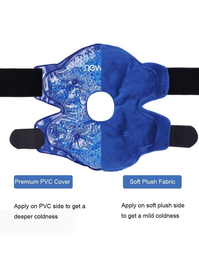NEWGO Gel Beads Knee Cold Pack for Injury Reusable Ice Packs for Knee Replacement Surgery, Arthritis, Swelling, Bruises - 2 Pack - Image 3