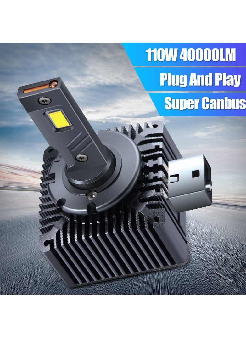 Generic Car Headlights With Customized Large Chips Super Bright And Spotlight Car Headlights  - Image 1