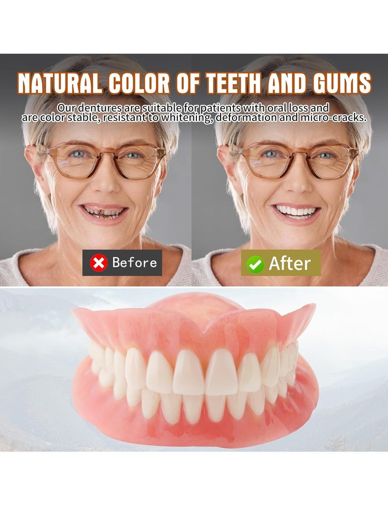 YSeaWolf - Diy denture kit YSeaWolf convenient and easy diy dentures kit at home complete make your own dentures kit for top and bottom of temporary repair missing teeth K2 - Image 1