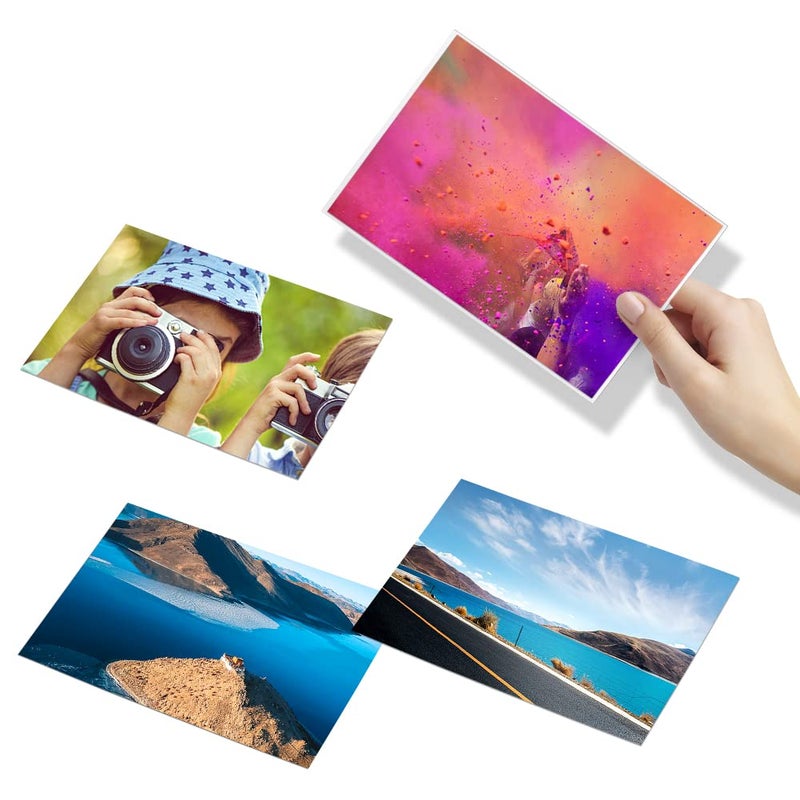 Veroave 100 Sheets Photo Paper  4"" X 6"" Premium Glossy Photo Paper Picture Paper 180 Gsm Printer Brochure Paper Glossy  Office Supplies  1St Birthday Photo Banner - Image 5