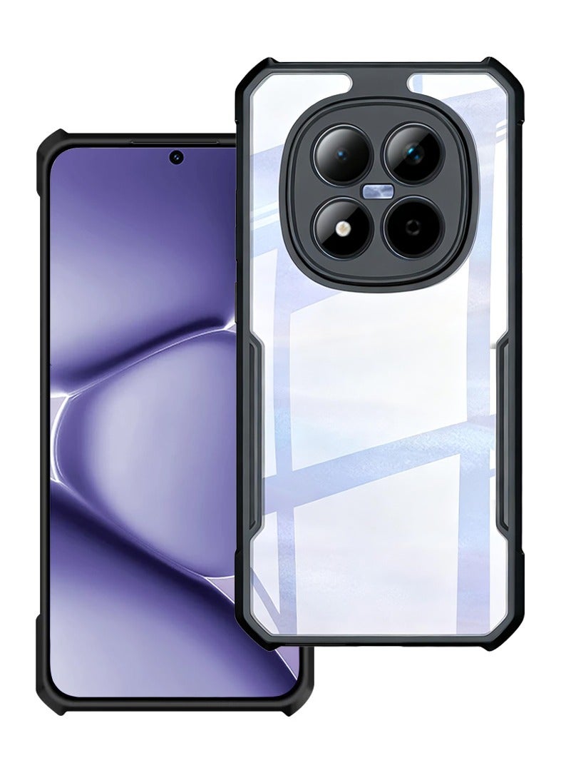 إكسوند جراب شاومي ريدمي نوت 15 برو+ 5G / شاومي بوكو M8 برو 5G، غطاء خلفي مع حماية للكاميرا، مصنوع من TPU+PC مقاوم للصدمات، هيكل نحيف مقاوم للاصفرار - Image 1