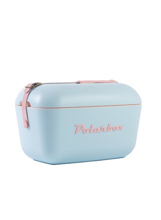 Polarbox 20L Pop Cooler Box with Leather Strap , Baby Rose,Blue | Rigid Thermal Insulated Ice Box for Beach, ice cooler box for Picnic & Party | Convertible Lid & Polypropylene Insulation - pzsku/Z382132CC2F25B19AD3B9Z/45/_/1697202315/8d9ba9bb-38c8-4e03-ad70-7ab8438656fb