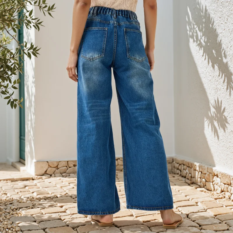 2Xtremz 2Xtremz Straight Fit Jeans with Chain Detail and Pockets