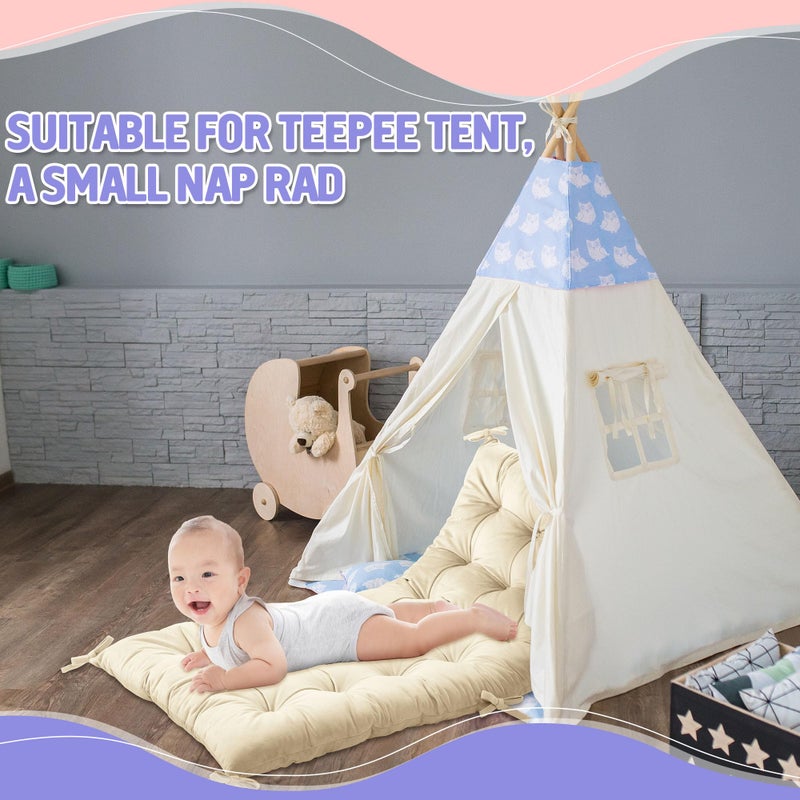 ROYALAY Premium Climbing Arch Set for Kids, Arch Cushion Floor Cushion Toddler Nap Mat (34 * 20 * 3 inch, Apricot) - Image 4