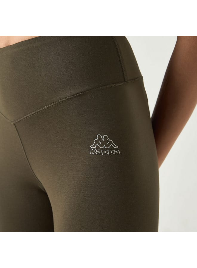 كابا بنطلون ليقنز بخصر مطّاطي وطبعات شعار من كابا - Image 4