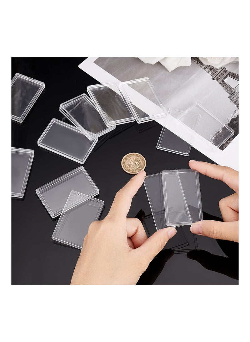 Clear Acrylic 1 oz Silver Bar Case, Silver Bar Holder Plastic Storage Organizer Box for 1oz Silver Bar 1 Troy Ounce Bar Collection of Coins, 30 Pcs - Image 4