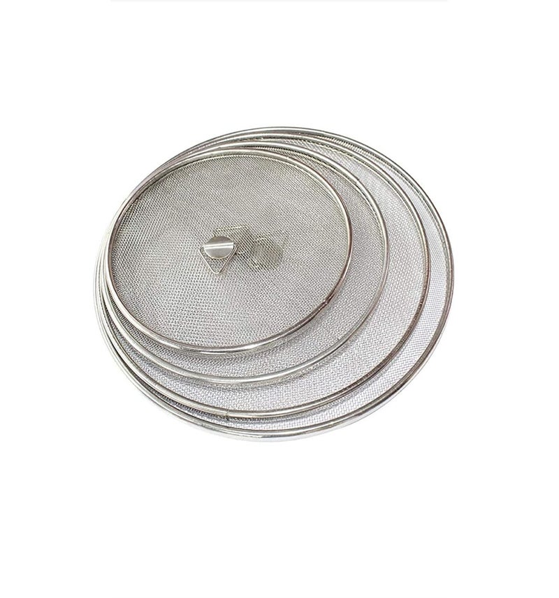 faas Stainless Steel Heavy Gauge Ciba/Lids/Tope, Net Cover, Vessel Cover, Set of 4 pcs - Image 3