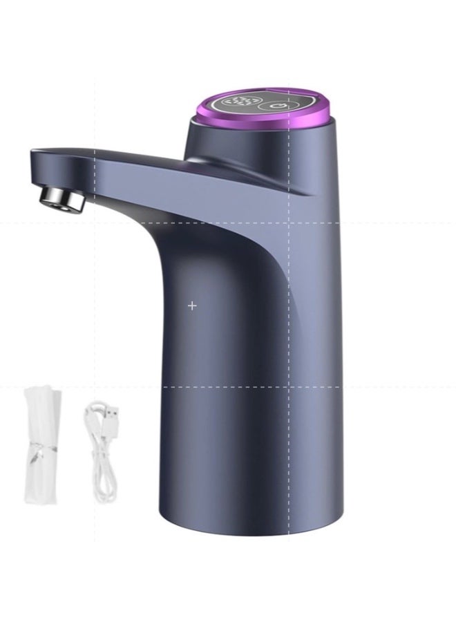 ELTRAZONE Automatic Water Bottle Pump Usb Electric Water Cooler Dispenser For Camping Household Black Bulit In Battery