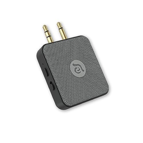 ADAM elements EVE II 2-in-1 Bluetooth Transmitter Receiver, Wireless Audio Adapter with Foldable Dual 3.5mm AUX Plugs for Airplane in-Flight Systems, Nintendo Switch, TV & Car Stereo - Image 1