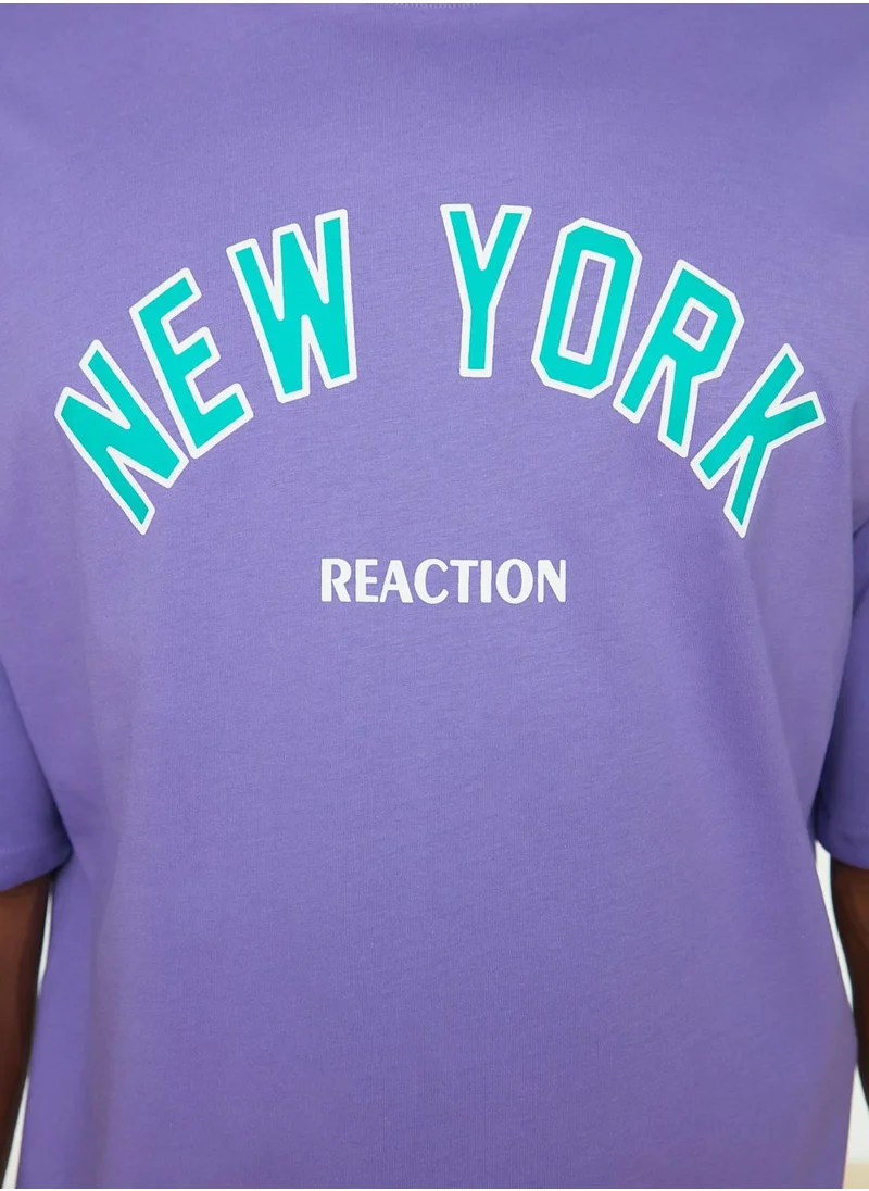 trendyol New York Reaction Crew Neck T-Shirt