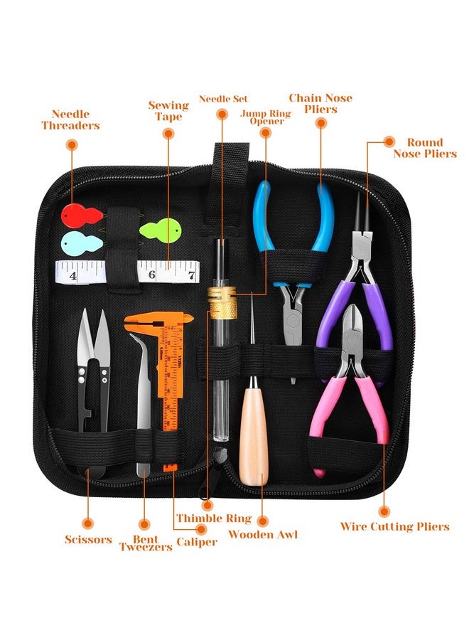 PAXCOO - Jewelry Making Supplies Kit Jewelry Making Kit With Jewelry Making Tools Jewelry Wires And Jewelry Findings For Jewelry Making Repair And Beading - Image 1