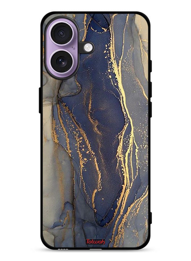 Tolwak Apple iPhone 17 Protective Case Cover Gliter Marble Pattern - Image 1