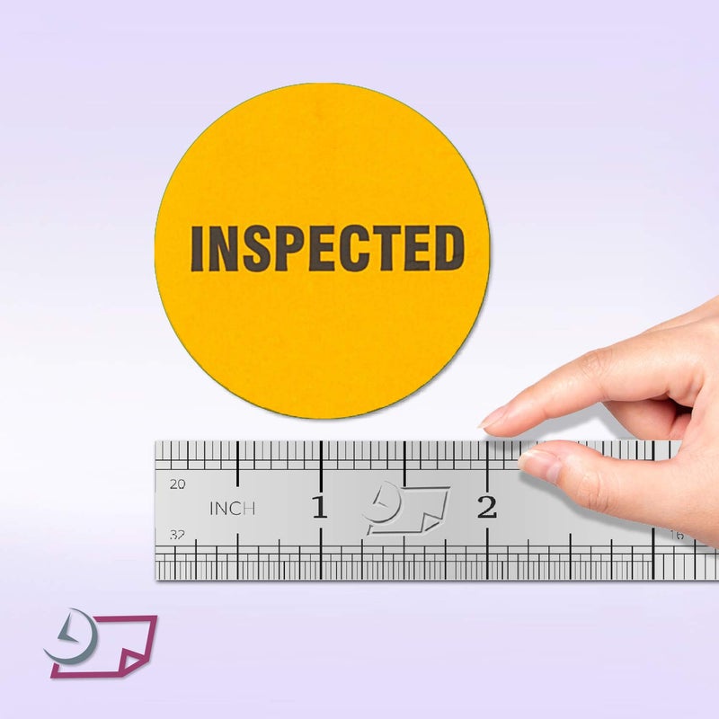 NextDayLabels 2" Round Labels, Inventory Control/Date Labels, 500 Per Roll (Inspected) - Image 1
