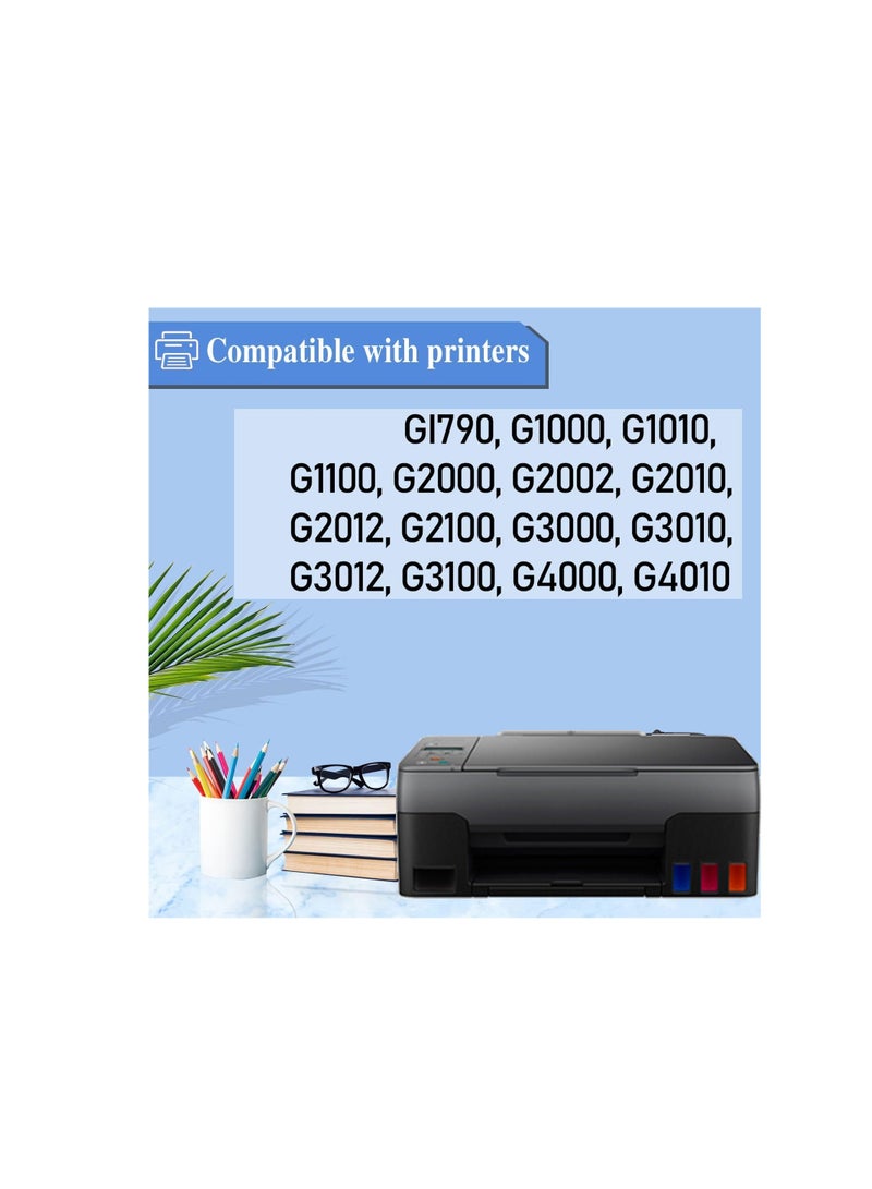 Terabyte GI-490 Ink Compatible with CANON Printer for PIXMA G3400, G2400, G1400, G4400, G4410, G3410, G2410, G1410, G3411, G2411, G1411, G4411 - Image 2