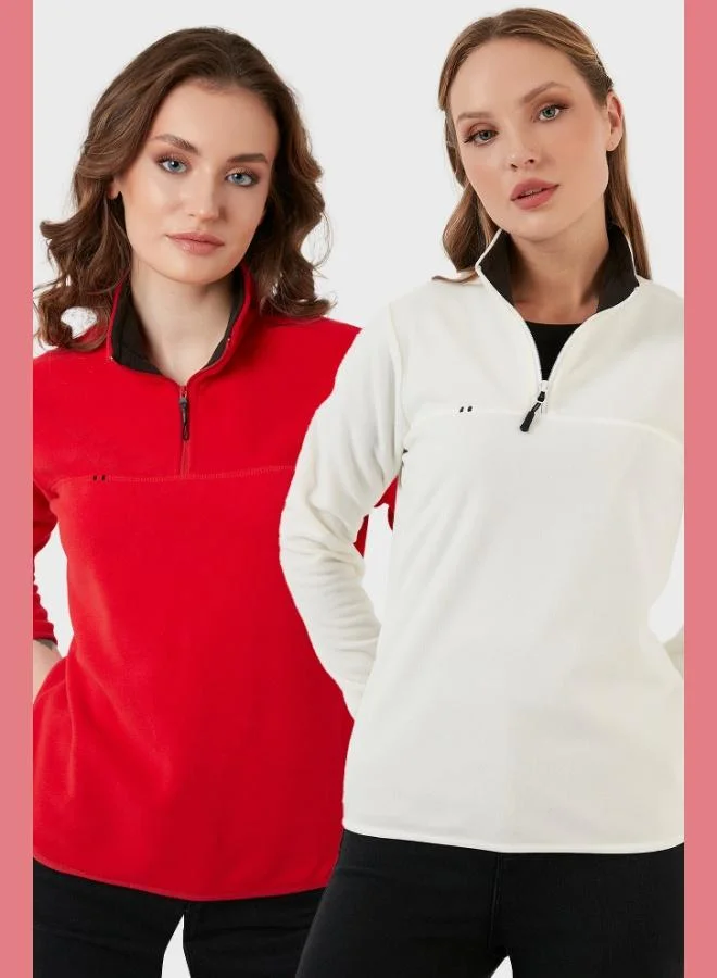 ليلا ليلا طقم قطعتين نسائي بياقة مدورة ناعم مقاوم للتكتل