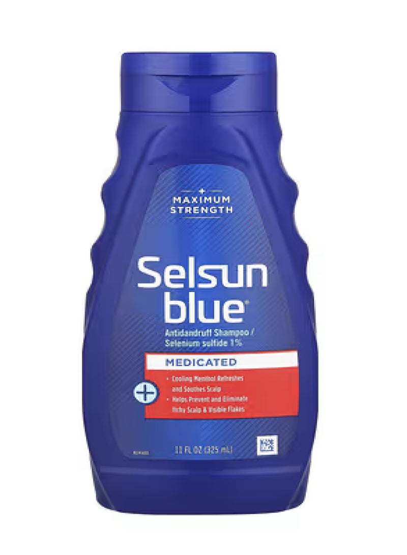 Selsun blue , Antidandruff Shampoo, Medicated, 11 fl oz (325 ml) - Image 1