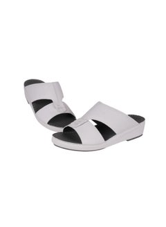 barjeel uno 008-3741 Barjeel Uno Men Arabic Sandals BS 27 White  - Image 3