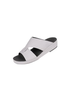 barjeel uno 008-3741 Barjeel Uno Men Arabic Sandals BS 27 White  - Image 1