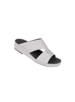 barjeel uno 008-3741 Barjeel Uno Men Arabic Sandals BS 27 White  - Image 2