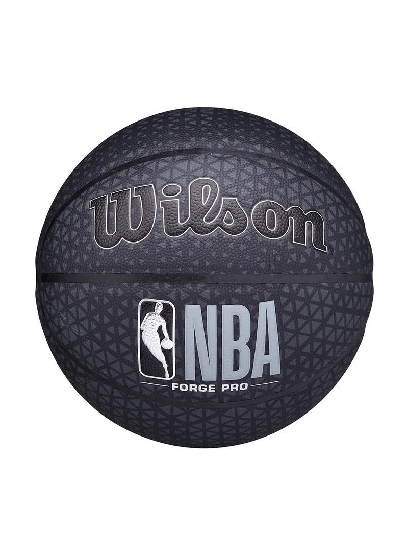 Wilson NBA Forge Pro Basketball - Size 7 for +12 years old and Adults - Black Print 1