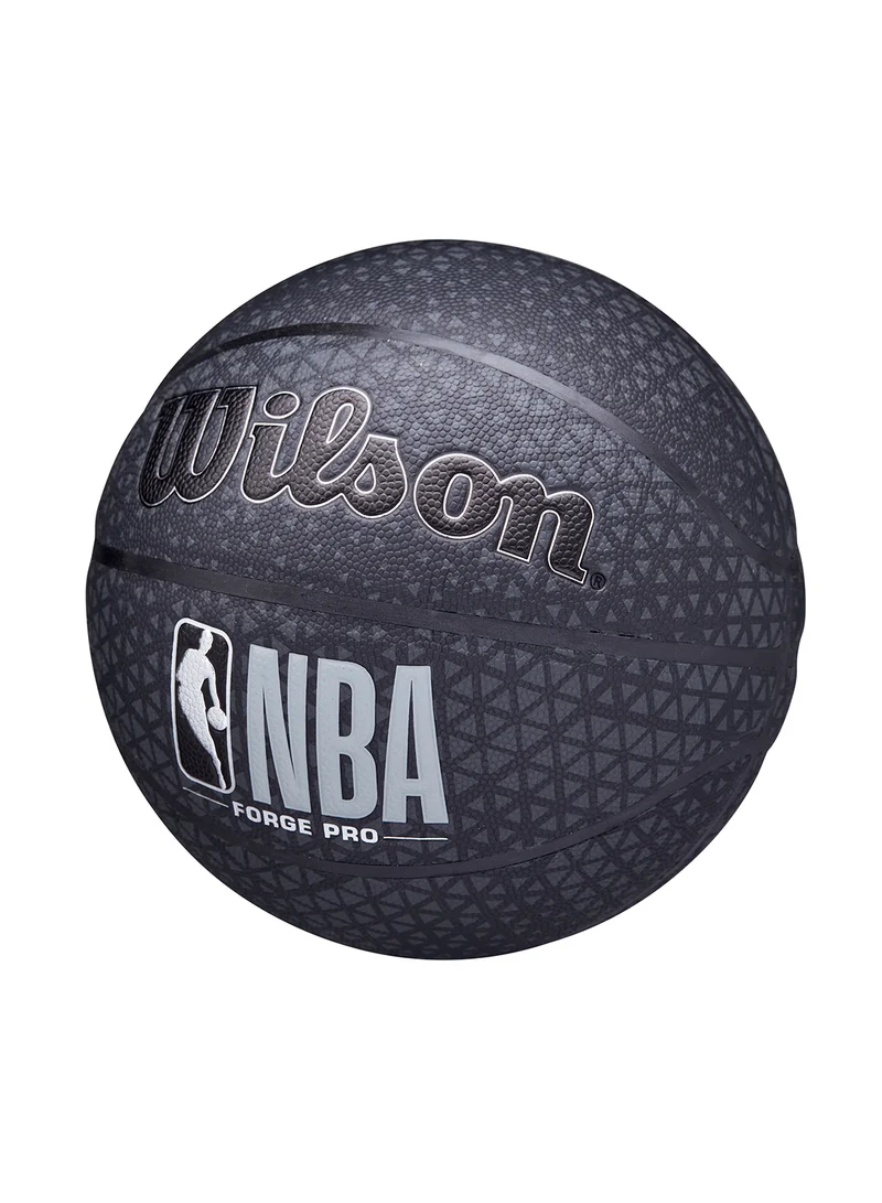 Wilson NBA Forge Pro Basketball - Size 7 for +12 years old and Adults - Black Print 1