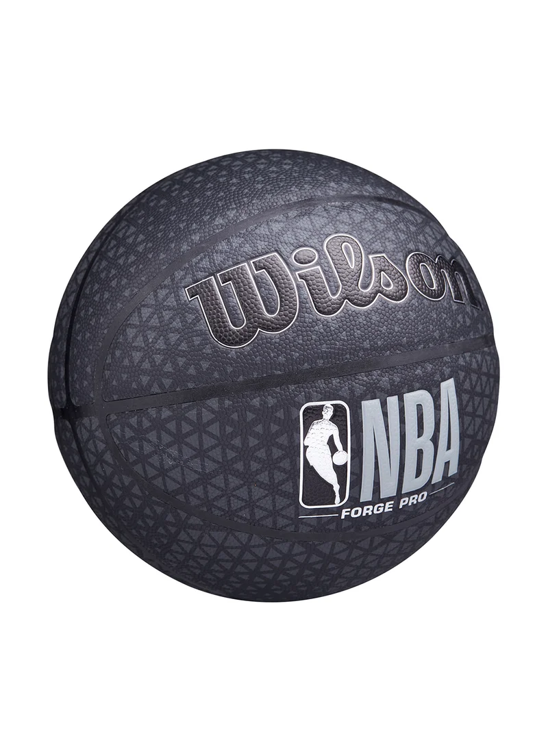 Wilson NBA Forge Pro Basketball - Size 7 for +12 years old and Adults - Black Print 1