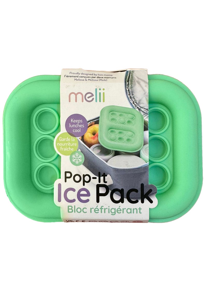 Melii Silicone Pop-It Ice Pack Green - Image 1