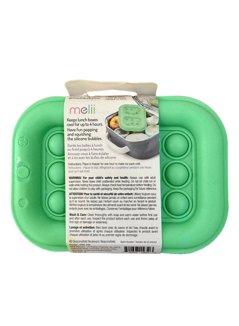 Melii Silicone Pop-It Ice Pack Green - Image 2