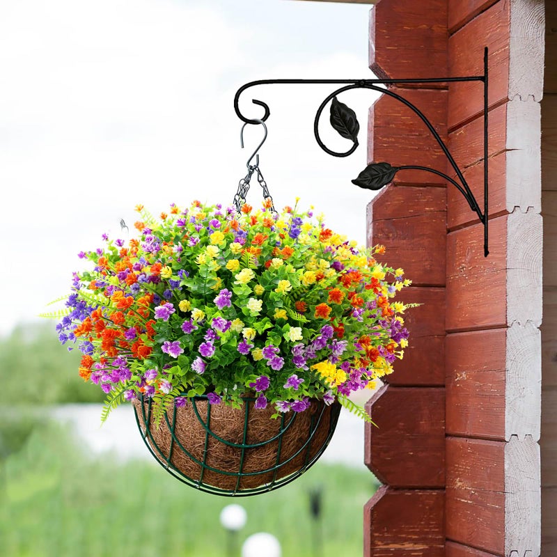 Pseutio 20 Bundles Artificial Flowers for Outdoors UV Resistant Fake Flowers Realistic Faux Flowers Artificial Plants Outdoor for Spring Summer Indoor Garden Patio Window Box Kitchen Home Decor - Image 5
