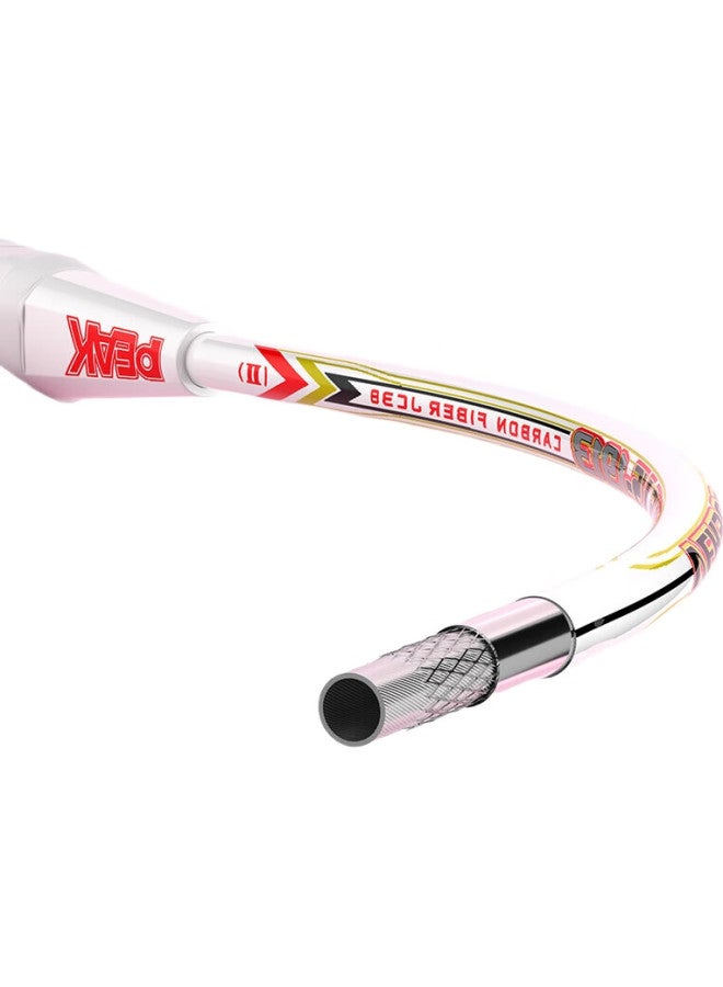 PEAK Carbon Badminton Racket Set, Durable Ultra-Light Adult Student Double Rackets, 2 Rackets With Pre-Strung 12 Shuttlecocks And 2 Grip Tape - Image 2