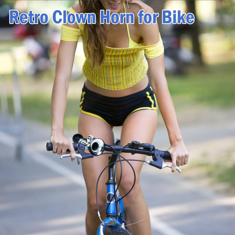 Timoo بوق دراجة تيمو للبالغين بوق كلاسيكي معدني مضغوط لبوق المهرج لعربة الجولف، يناسب جميع مقود الدراجة، أصوات عالية - Image 5