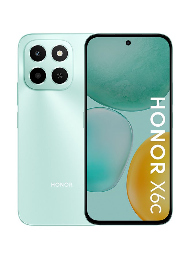 Honor X6c Dual SIM 4G Ocean Cyan 6GB RAM 256GB - Middle East Version - Image 1