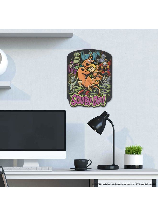 Open Road Brands Scooby-Doo and Shaggy With Monsters Metal Sign - Spooky Scooby-Doo Wall Decor for Man Cave or Movie Room - Image 5