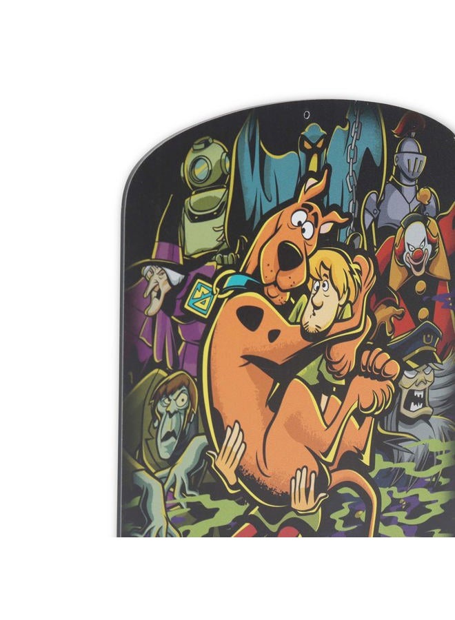 Open Road Brands Scooby-Doo and Shaggy With Monsters Metal Sign - Spooky Scooby-Doo Wall Decor for Man Cave or Movie Room - Image 4