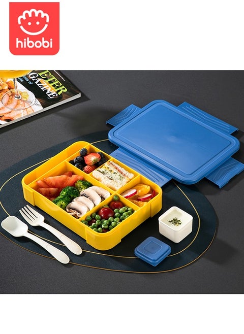 Baby lunch box with compartments -1330ml,leak proof lunch box with 5 compartments,suitable for both girls and boys