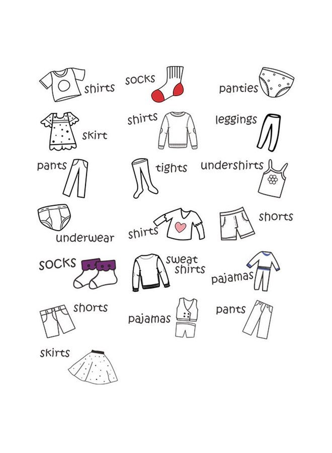Veemoon Veemoon Clothing Decal Clothes Labels: Removable Dresser Clothing Decals for Wardrobe Clothing Classification Label Clothing Sort Stickers for Wardrobe Drawer Organizing Bedroom Decoration - Image 2