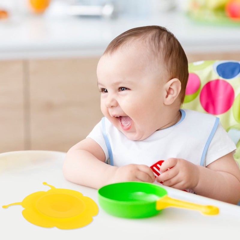 1pc Silicone Baby Feeding Placemat Anti- Baby Tableware Bowl Mat - Image 4